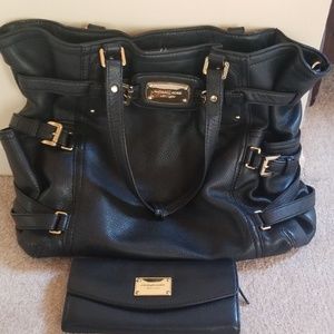 Michael kors purse and wallet combo